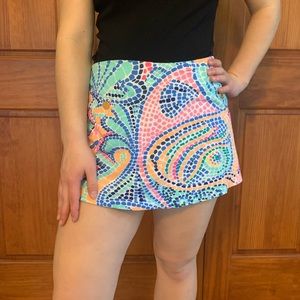 LILLY PULITZER Mosaic Skort/Skirt - Size Small